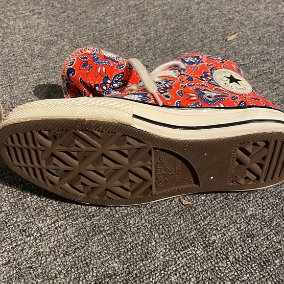 Floral patterned converse chuck 70s high tops - Picture 7 of 7